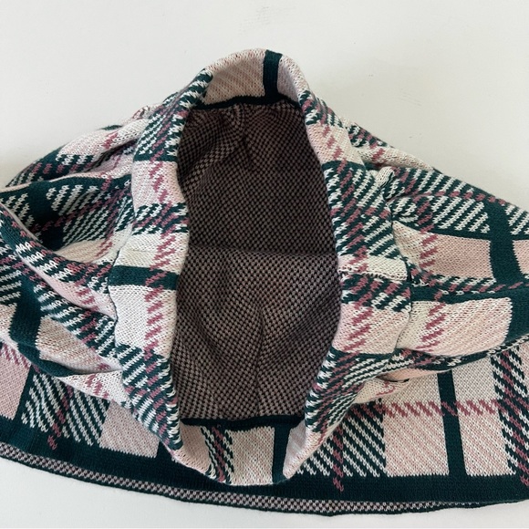 Tommy Bahama Toddler Girl 3 Piece Set- Chenille Sweater, Plaid Skirt & Headband - Picture 6 of 10